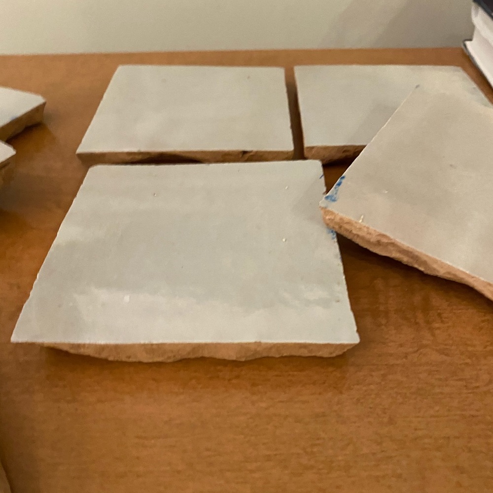 Handmade Moroccan square tiles